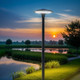 Solar Lamp Post Top IP65 2100lm 2-CCT 10W 20W Solar Lamp Post Top IP65 2100lm 2-CCT 10W 20W
